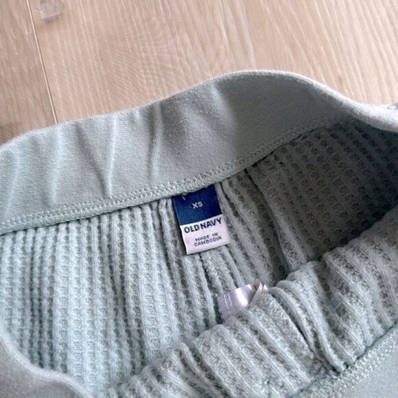 Old Navy Mint Green Ribbed Lounge Sleep Shorts Size XS - Picture 3 of 4